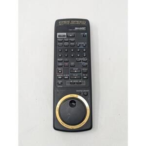 Sharp G0733GE Free Speed Shuttle Control VCR Remote